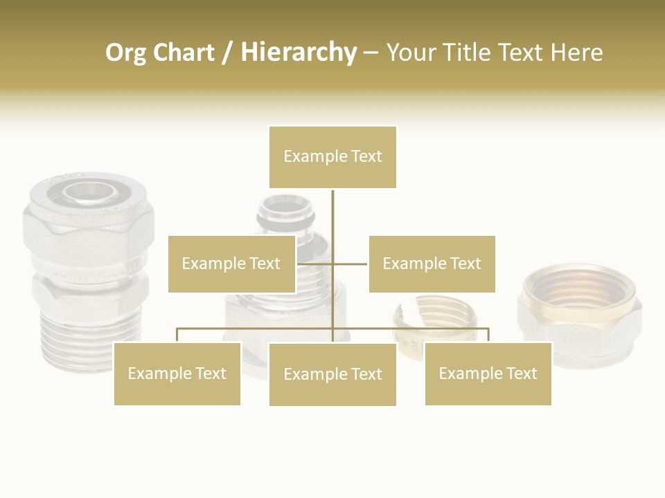 A Group Of Different Types Of Nuts And Fittings PowerPoint Template