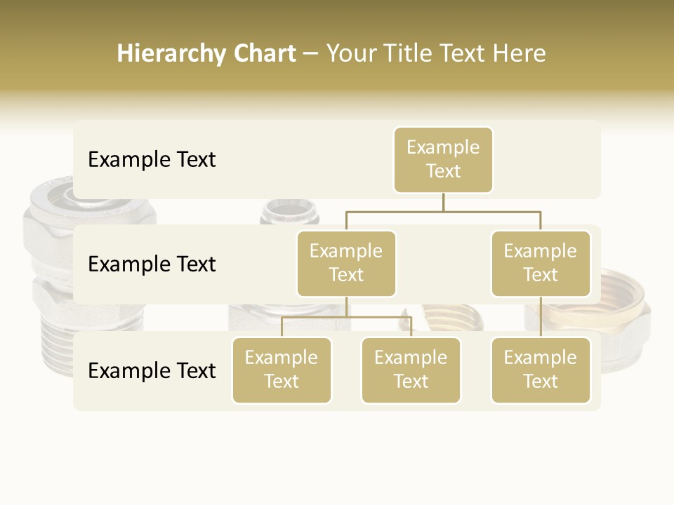 A Group Of Different Types Of Nuts And Fittings PowerPoint Template