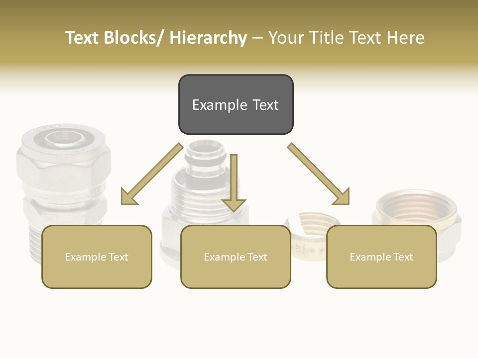A Group Of Different Types Of Nuts And Fittings PowerPoint Template