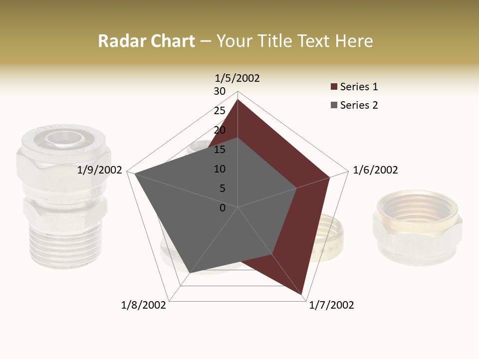 A Group Of Different Types Of Nuts And Fittings PowerPoint Template