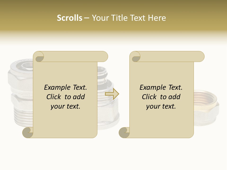 A Group Of Different Types Of Nuts And Fittings PowerPoint Template