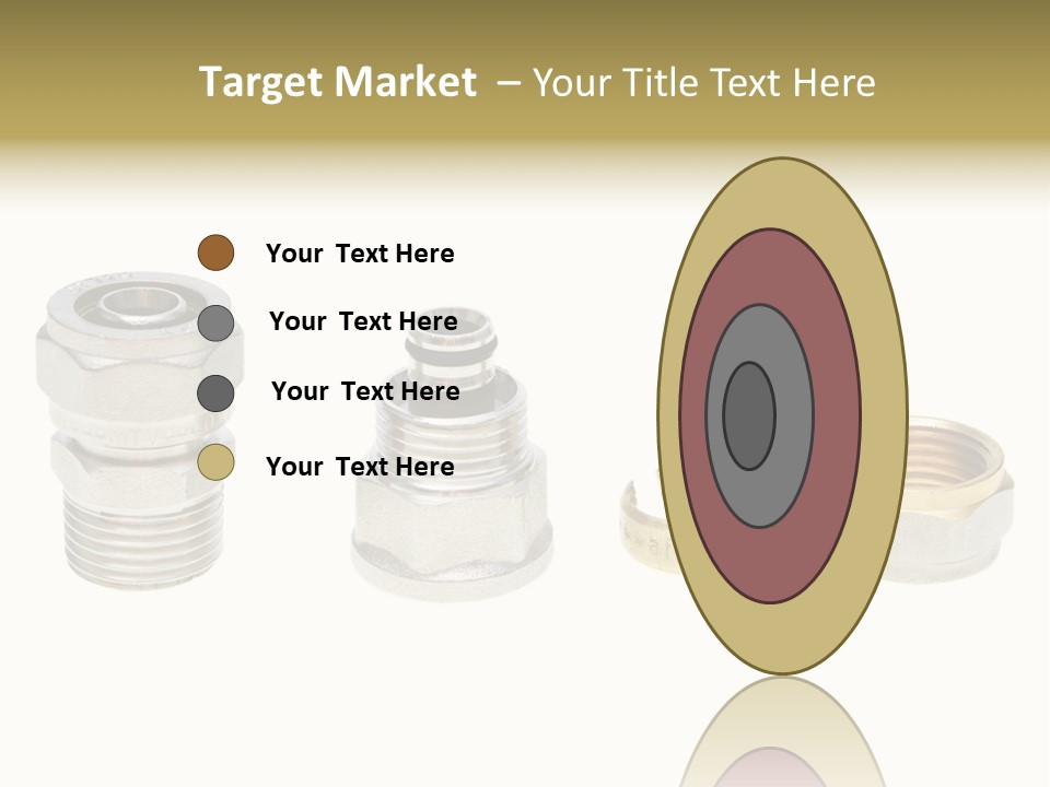 A Group Of Different Types Of Nuts And Fittings PowerPoint Template