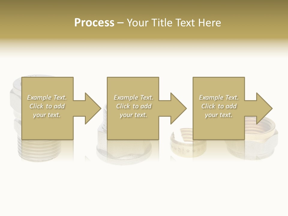 A Group Of Different Types Of Nuts And Fittings PowerPoint Template