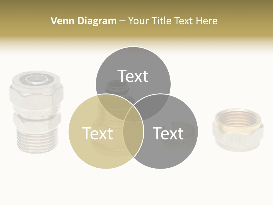 A Group Of Different Types Of Nuts And Fittings PowerPoint Template