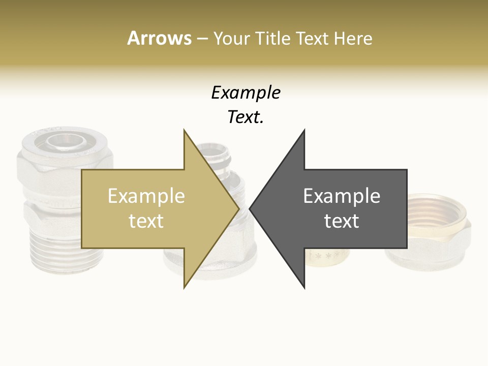 A Group Of Different Types Of Nuts And Fittings PowerPoint Template