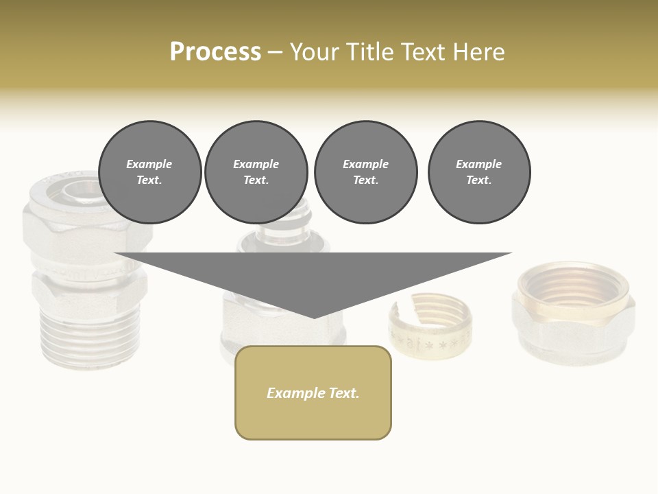 A Group Of Different Types Of Nuts And Fittings PowerPoint Template