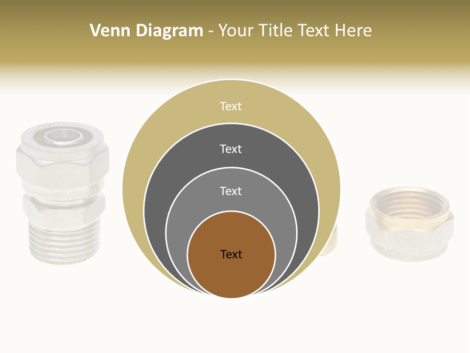 A Group Of Different Types Of Nuts And Fittings PowerPoint Template