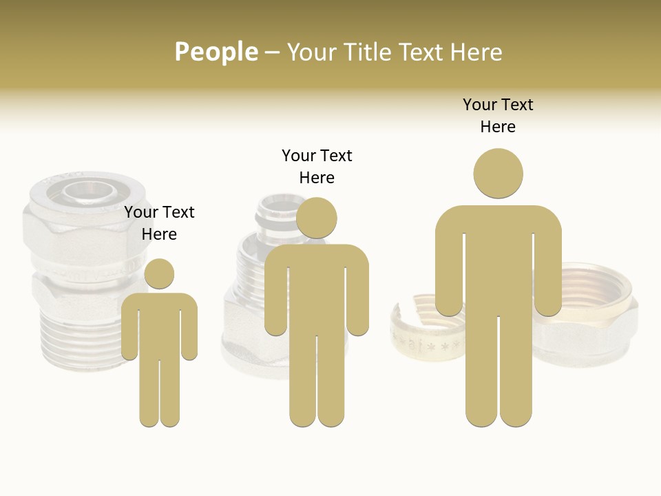 A Group Of Different Types Of Nuts And Fittings PowerPoint Template