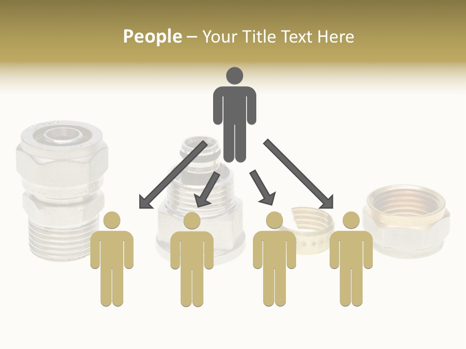 A Group Of Different Types Of Nuts And Fittings PowerPoint Template