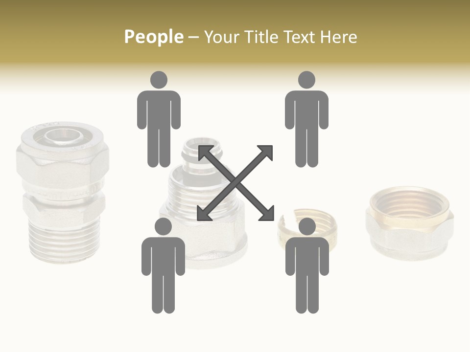 A Group Of Different Types Of Nuts And Fittings PowerPoint Template