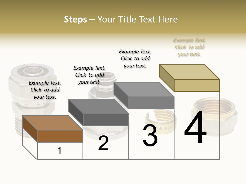 A Group Of Different Types Of Nuts And Fittings PowerPoint Template