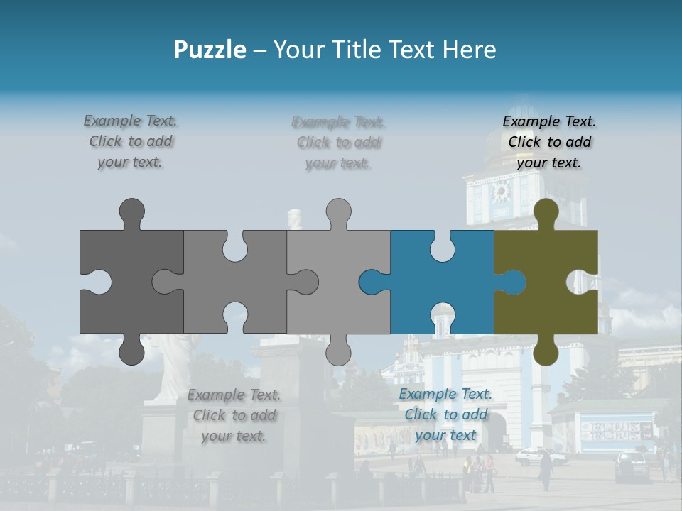 Sky Building Scenery PowerPoint Template