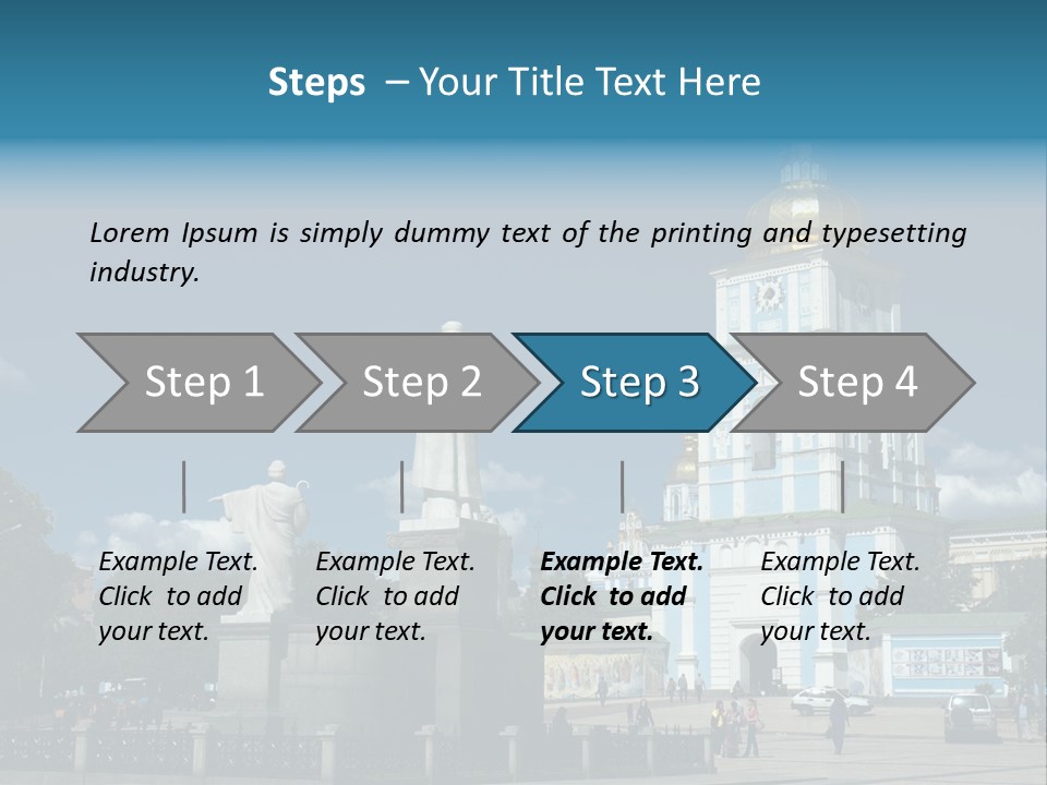 Sky Building Scenery PowerPoint Template