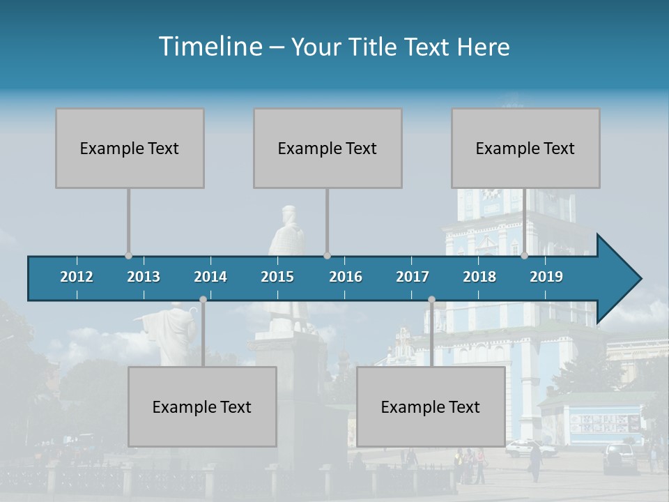 Sky Building Scenery PowerPoint Template