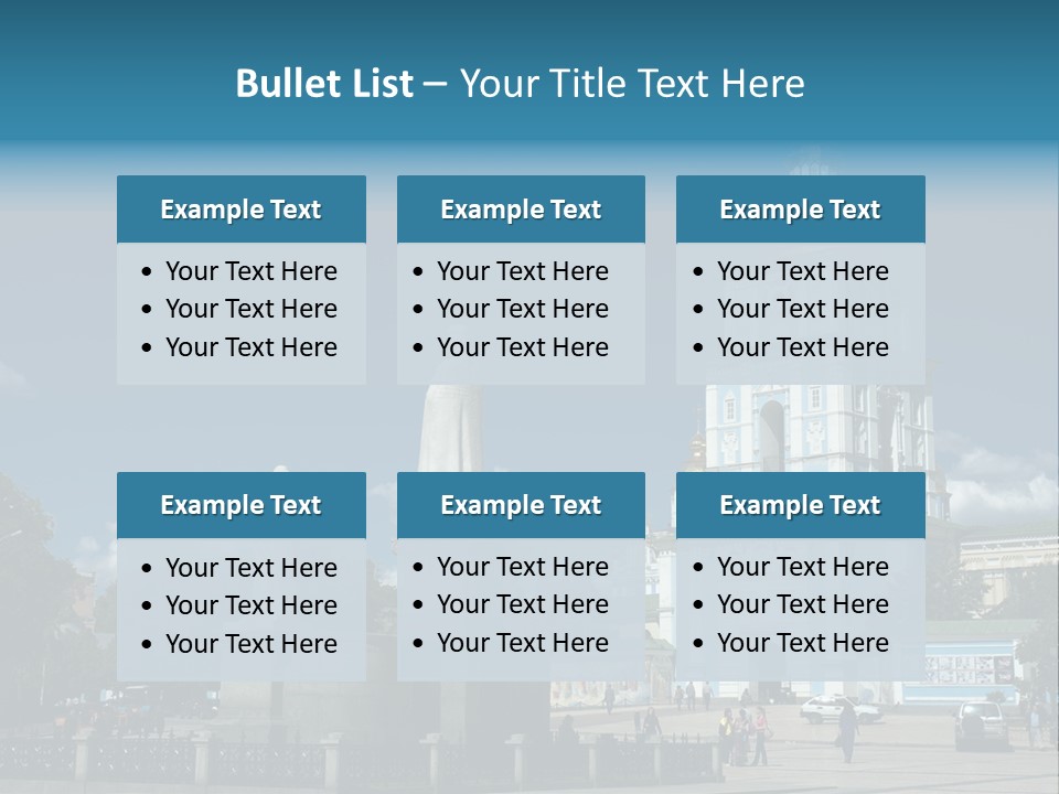 Sky Building Scenery PowerPoint Template