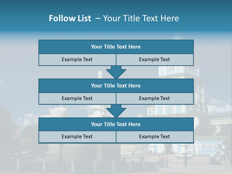 Sky Building Scenery PowerPoint Template