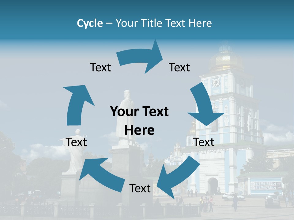 Sky Building Scenery PowerPoint Template
