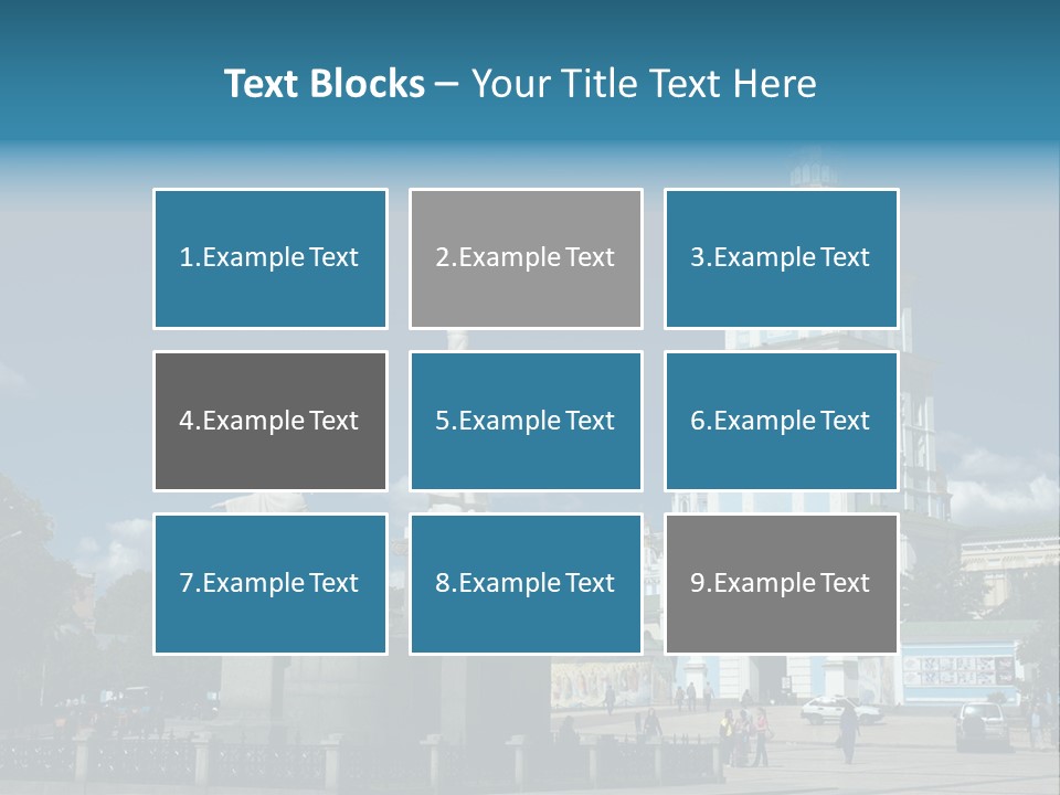 Sky Building Scenery PowerPoint Template