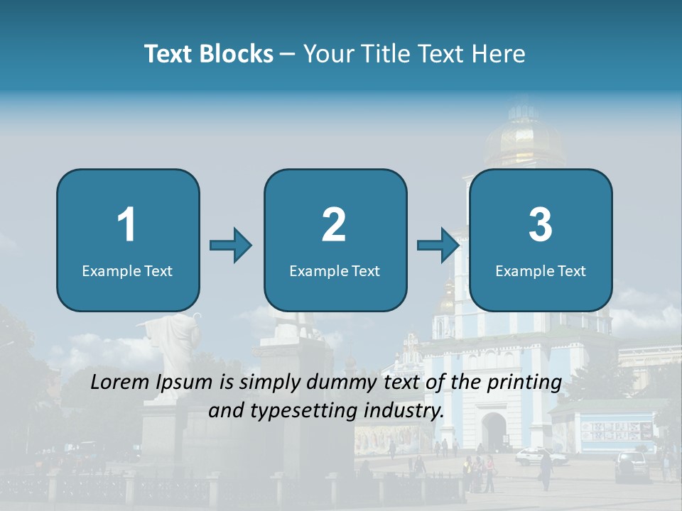 Sky Building Scenery PowerPoint Template