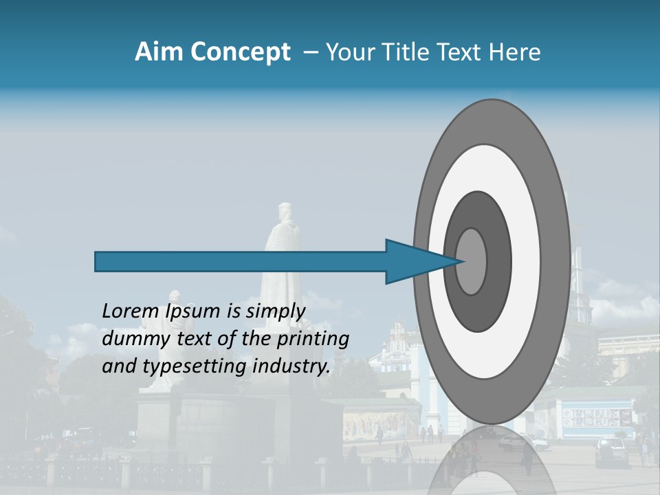 Sky Building Scenery PowerPoint Template