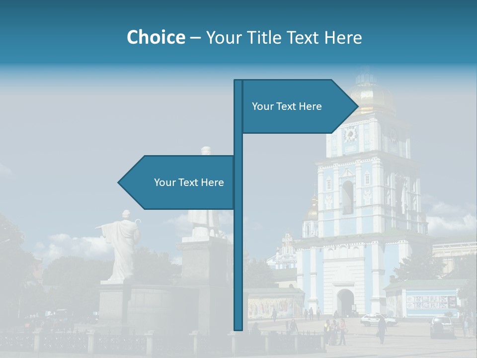 Sky Building Scenery PowerPoint Template