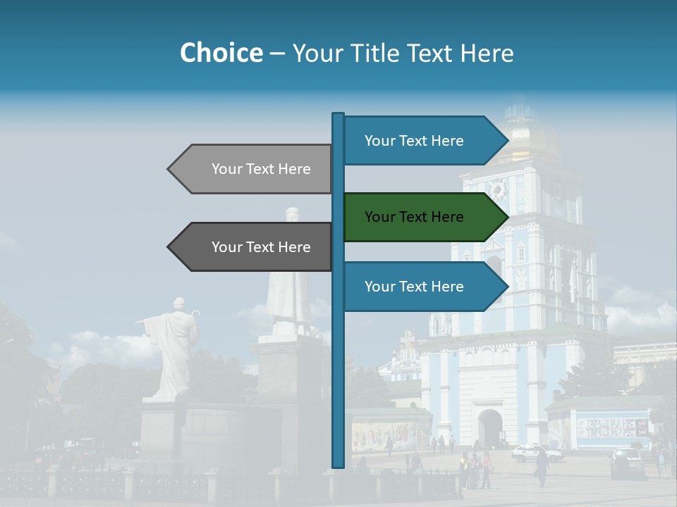 Sky Building Scenery PowerPoint Template
