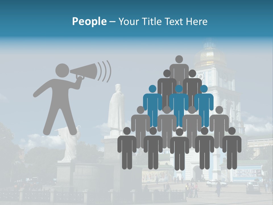 Sky Building Scenery PowerPoint Template