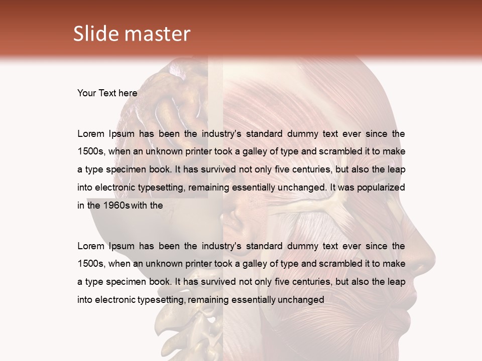 Investigation Naked Arms PowerPoint Template