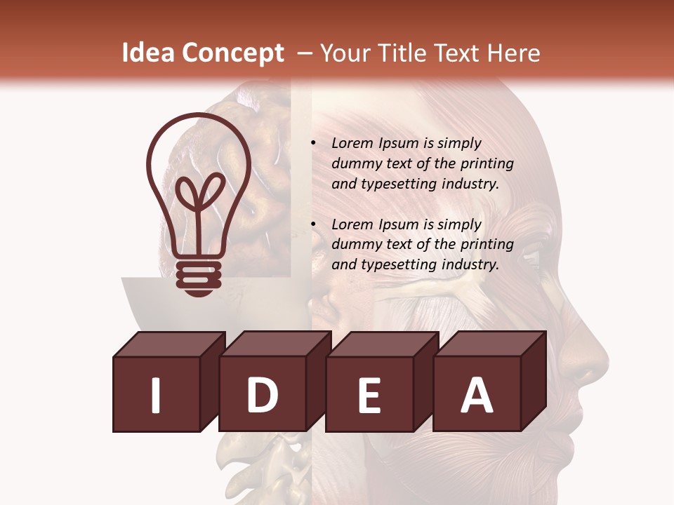 Investigation Naked Arms PowerPoint Template