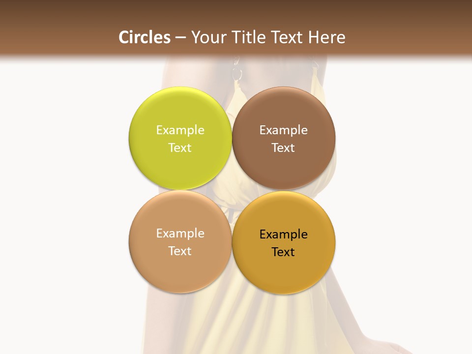 Move Hair Caucasian PowerPoint Template