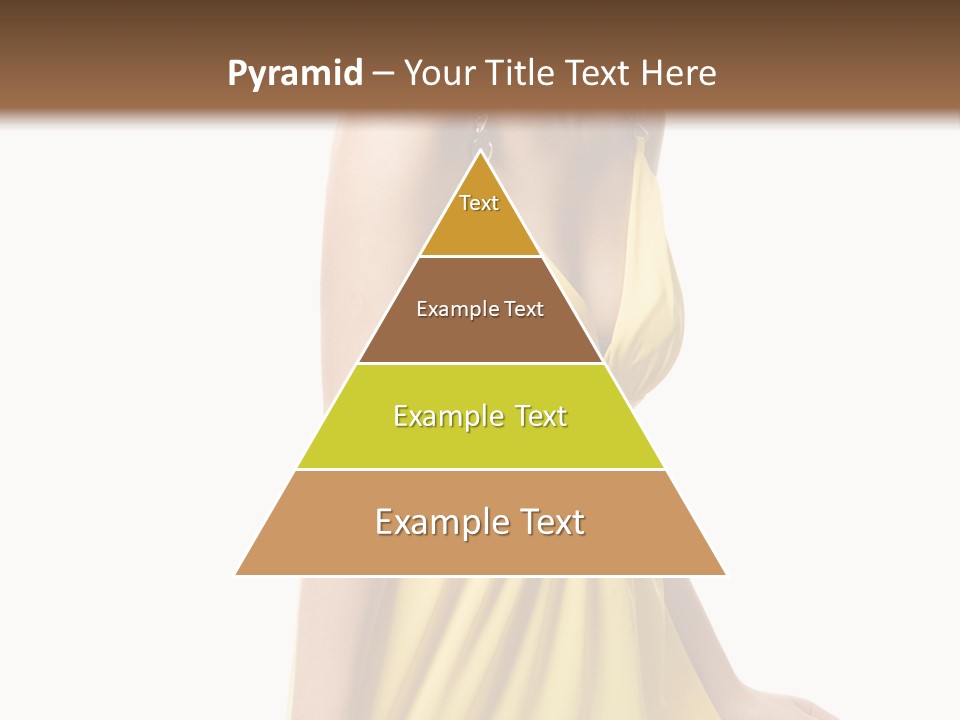 Move Hair Caucasian PowerPoint Template