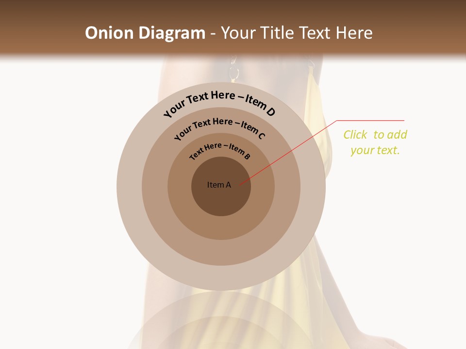 Move Hair Caucasian PowerPoint Template