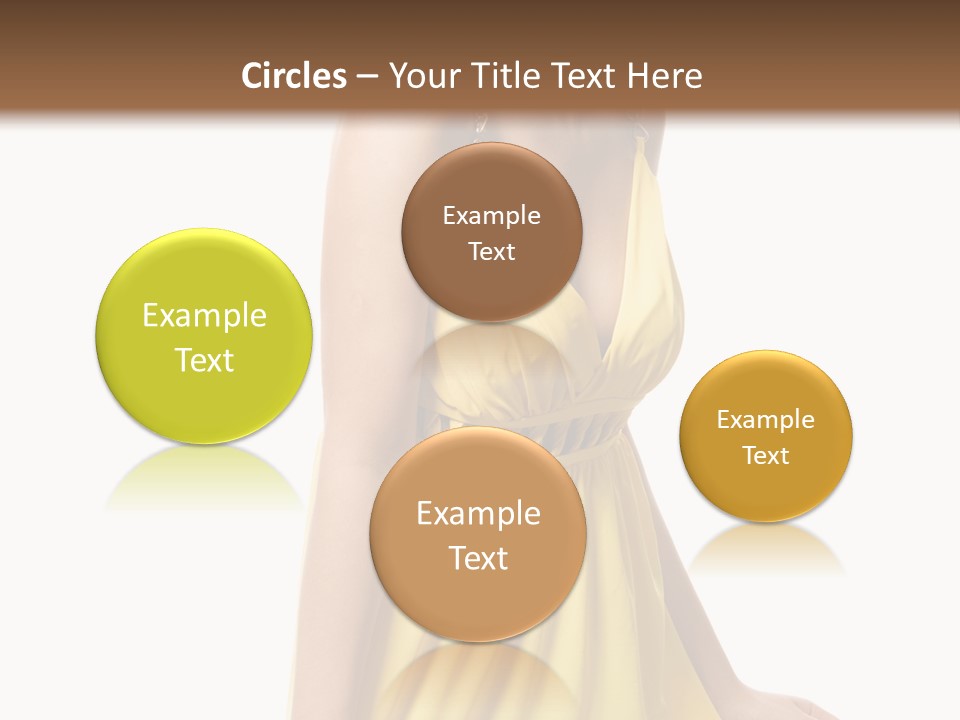 Move Hair Caucasian PowerPoint Template