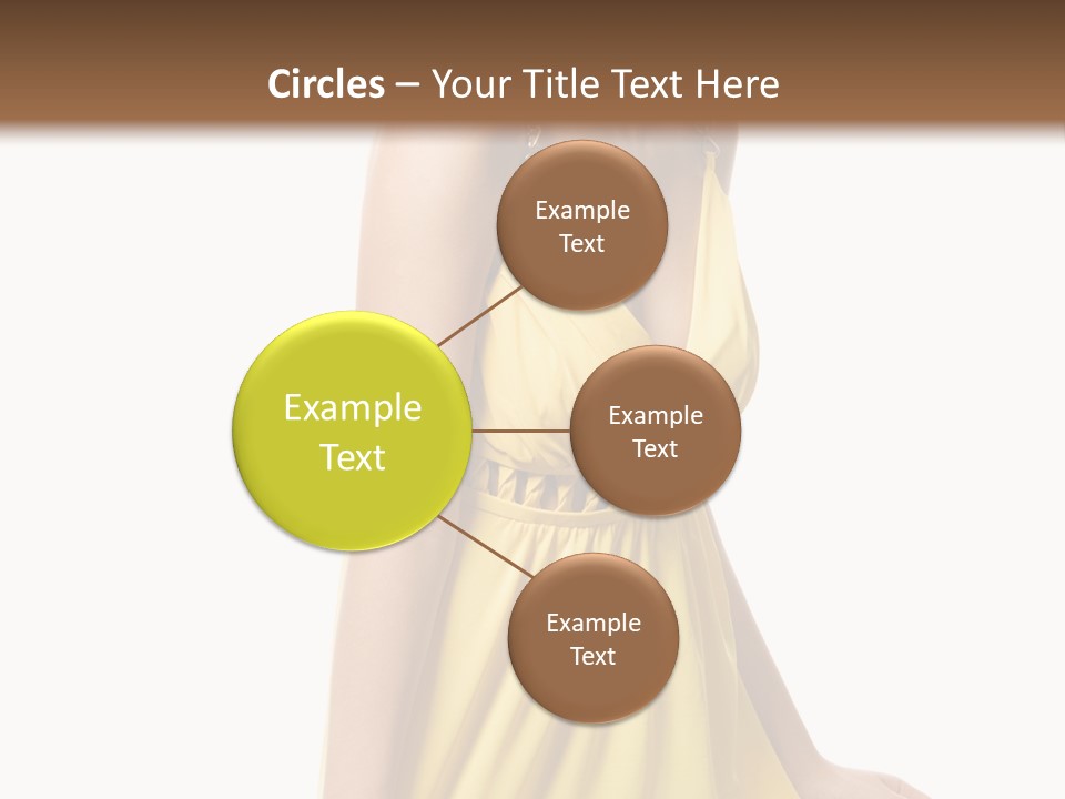 Move Hair Caucasian PowerPoint Template