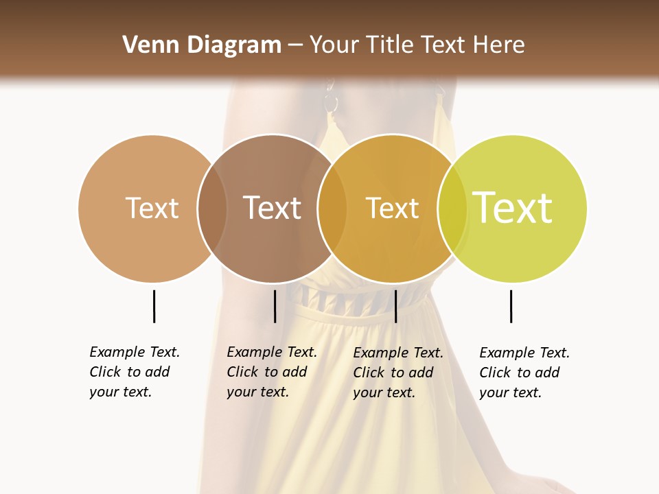 Move Hair Caucasian PowerPoint Template