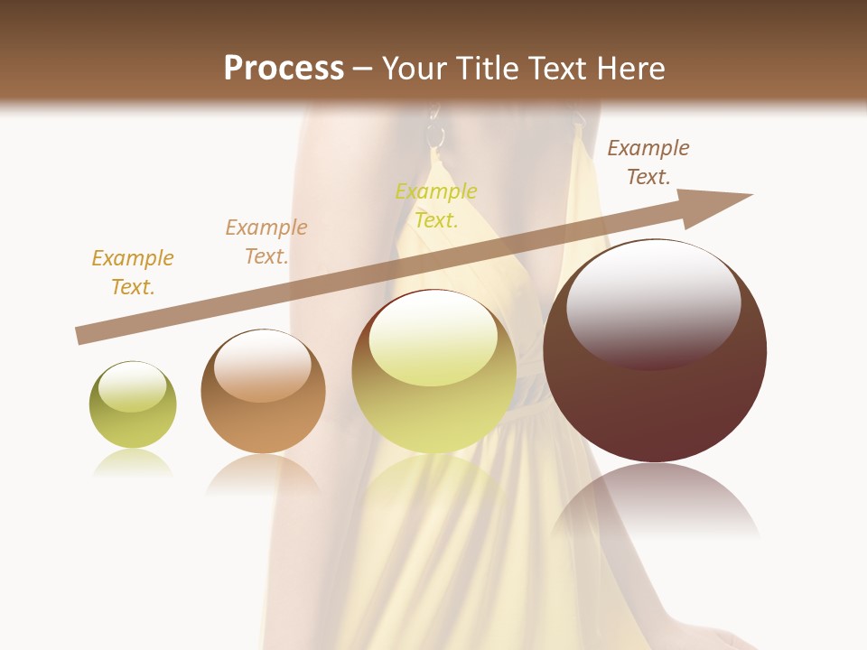 Move Hair Caucasian PowerPoint Template