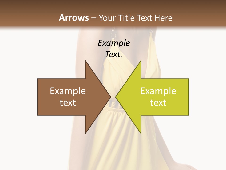 Move Hair Caucasian PowerPoint Template