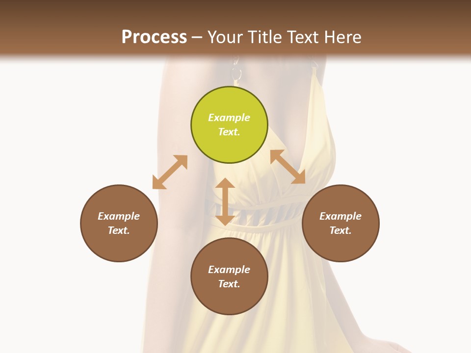 Move Hair Caucasian PowerPoint Template