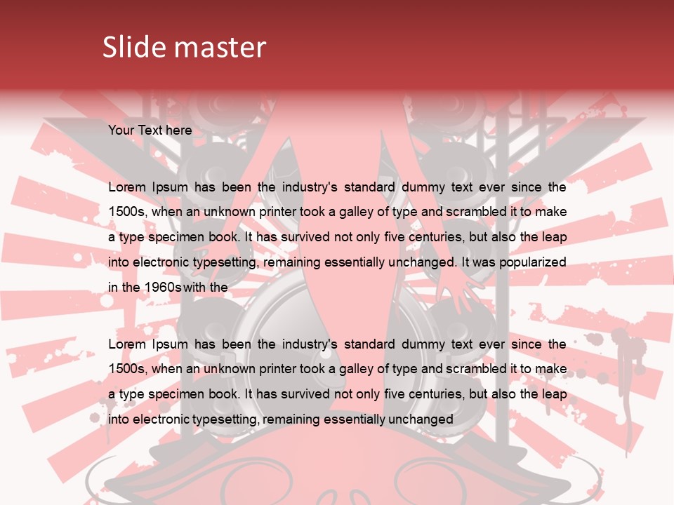 Disco Retro Club PowerPoint Template