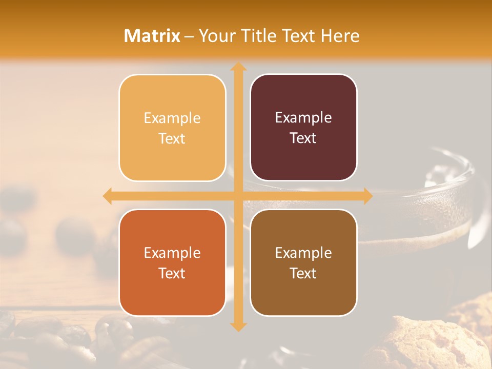 Transparent Coffee Foam PowerPoint Template