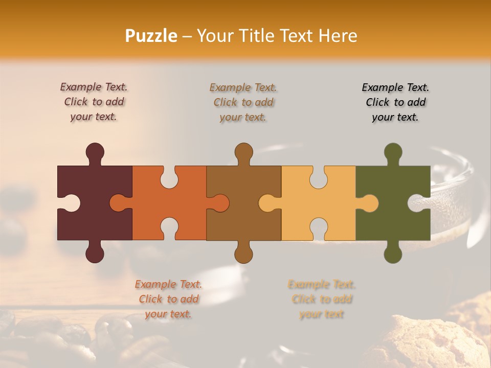 Transparent Coffee Foam PowerPoint Template