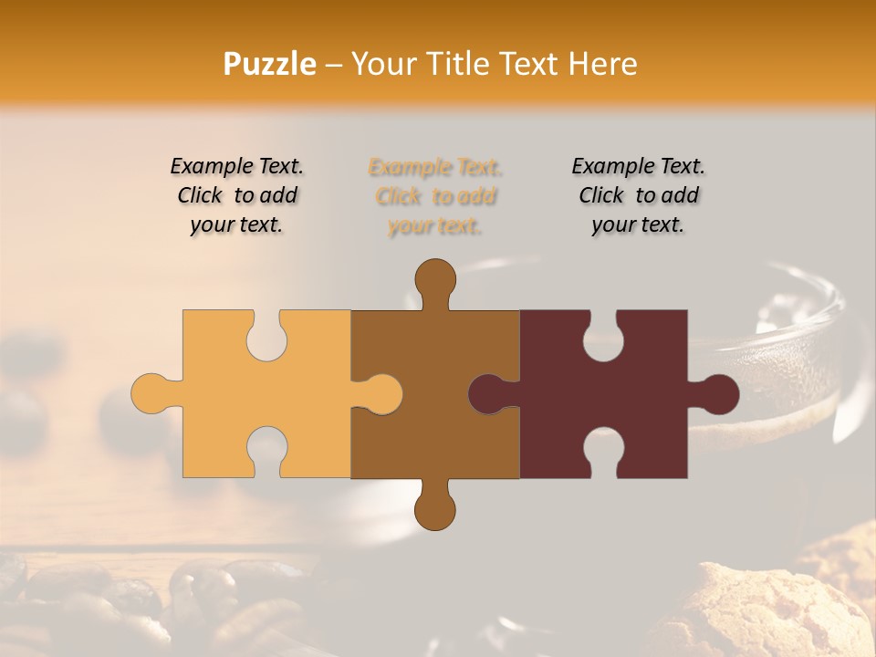 Transparent Coffee Foam PowerPoint Template