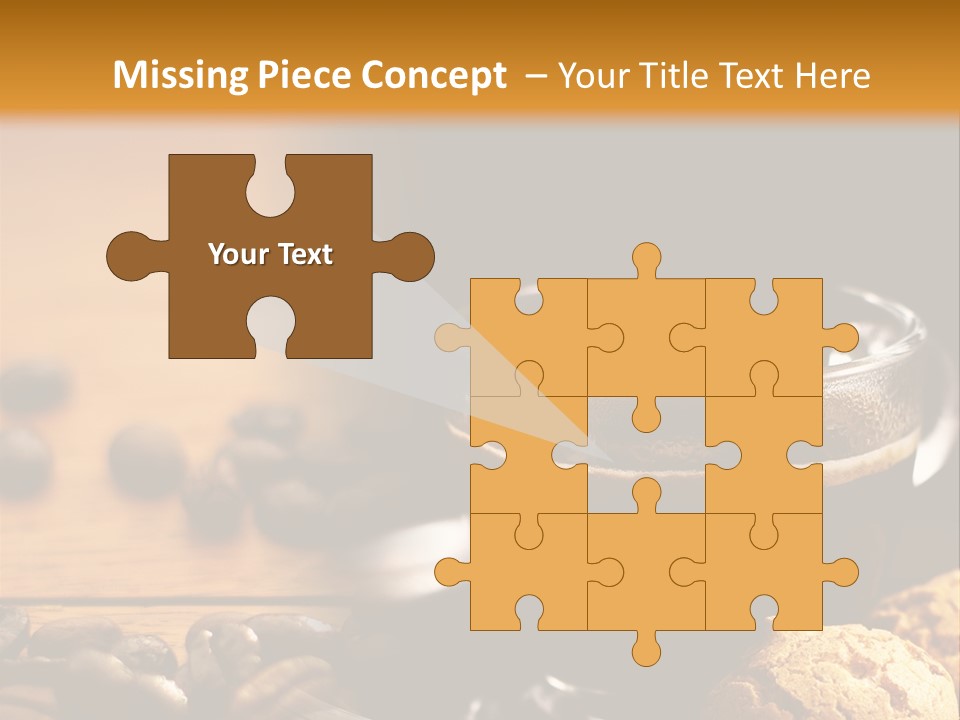 Transparent Coffee Foam PowerPoint Template