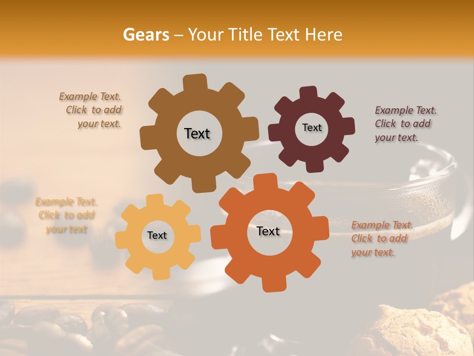 Transparent Coffee Foam PowerPoint Template