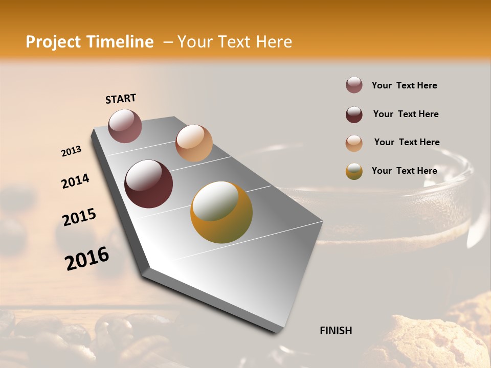 Transparent Coffee Foam PowerPoint Template