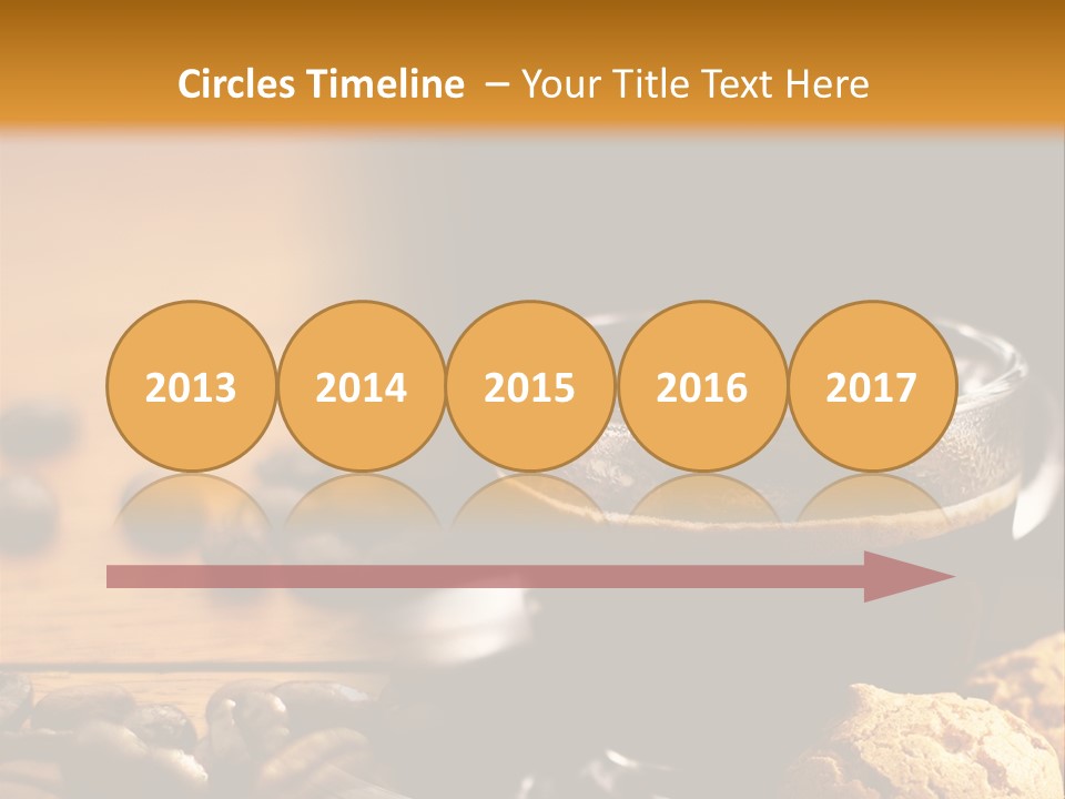 Transparent Coffee Foam PowerPoint Template