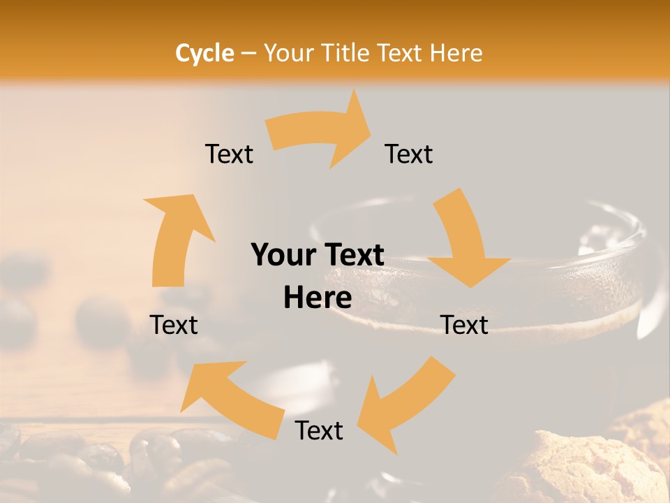 Transparent Coffee Foam PowerPoint Template