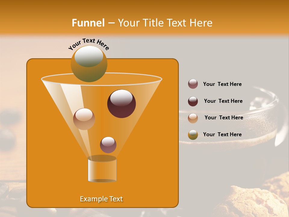Transparent Coffee Foam PowerPoint Template