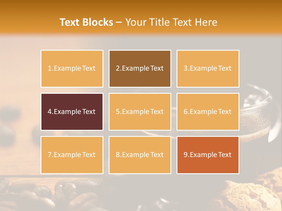 Transparent Coffee Foam PowerPoint Template