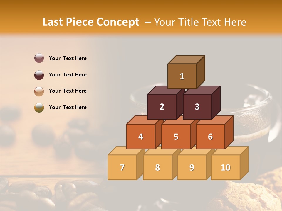 Transparent Coffee Foam PowerPoint Template